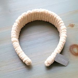 Velour Ivory Headband